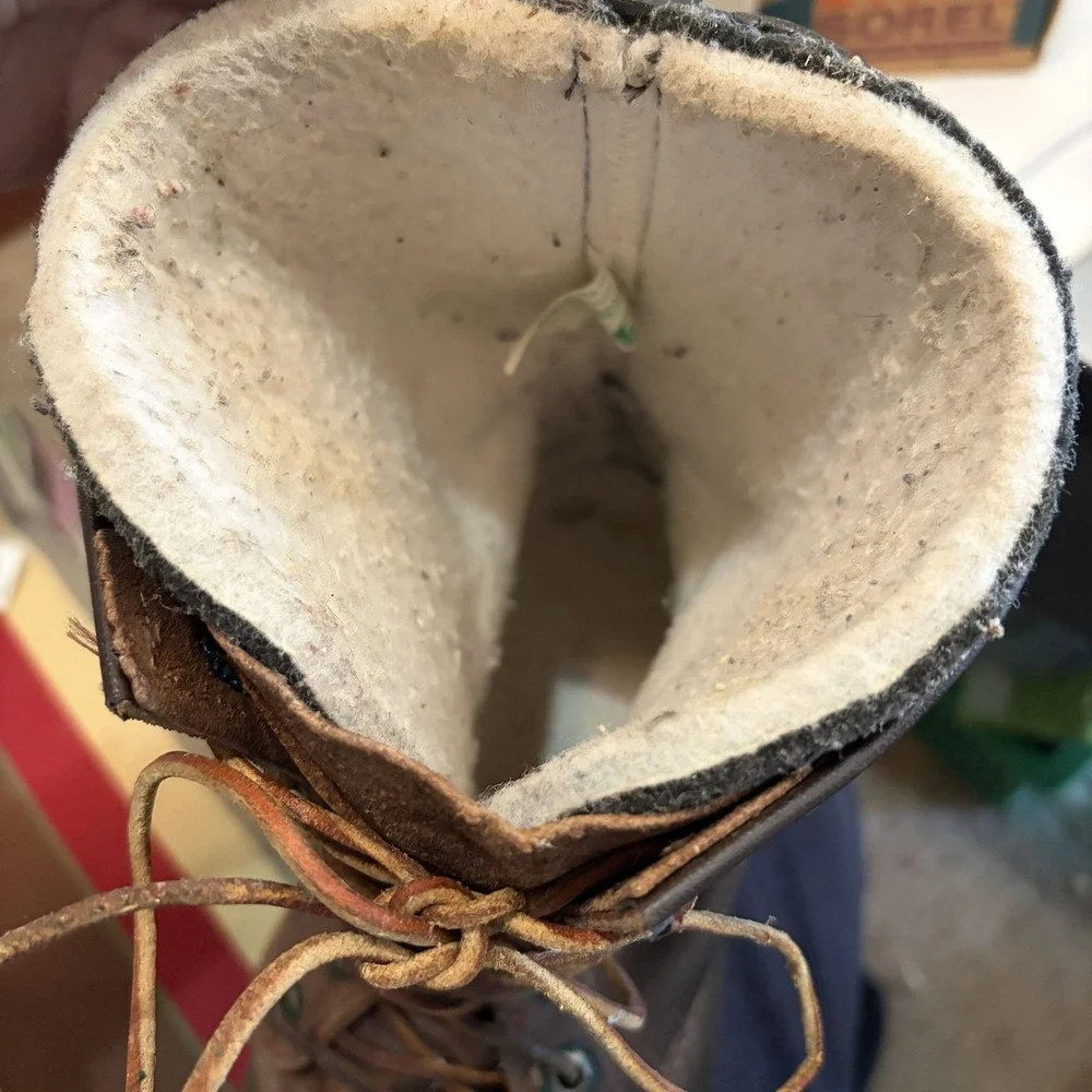 Sorel Mens Ice Pac Brown Insulated Winter Duck Boots 13‎ Made in Canada Outdoors
